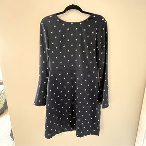 BANANA REPUBLIC NAVY SATIN DRESS